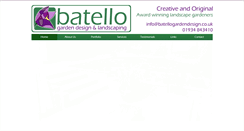 Desktop Screenshot of batellogardendesign.co.uk